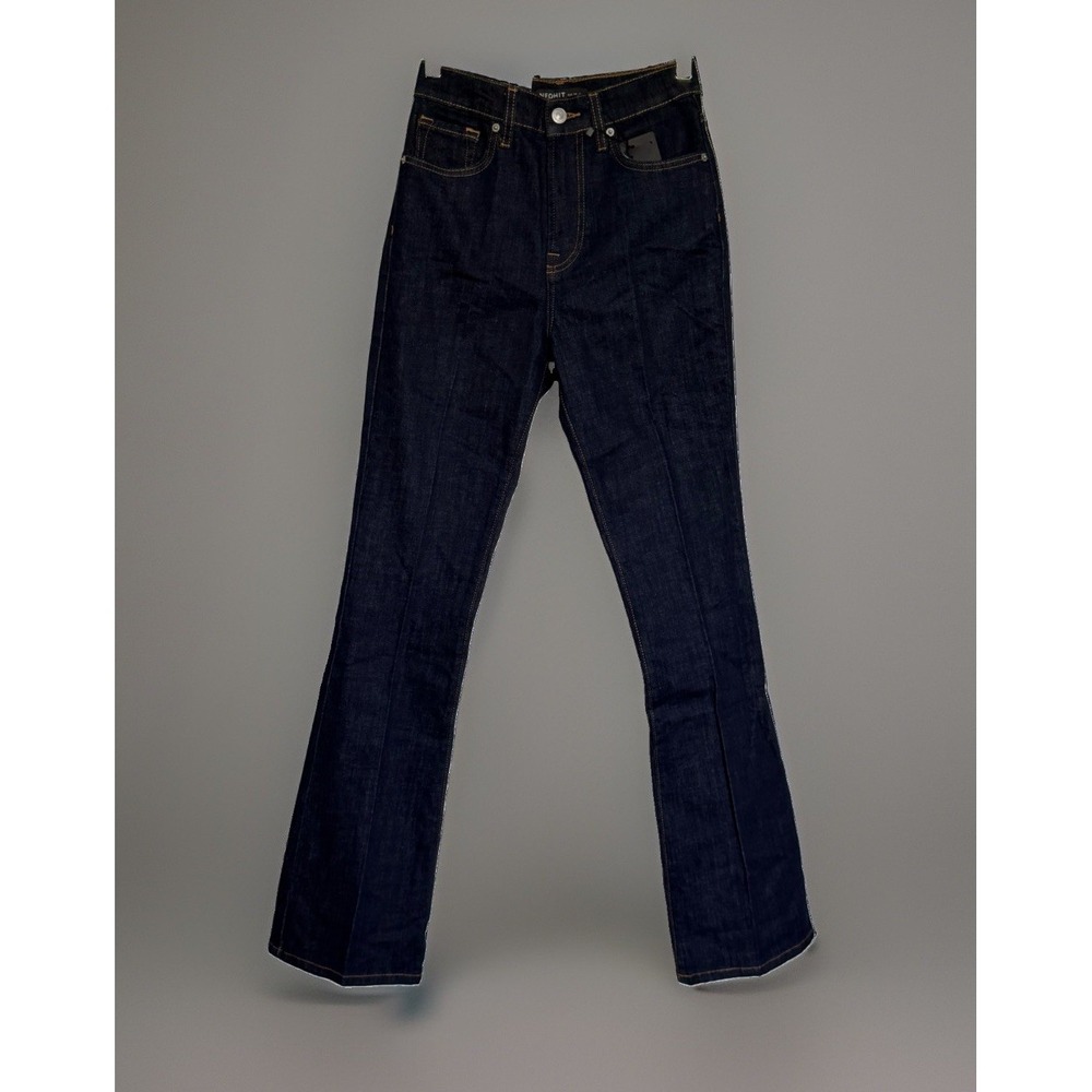 NEOHIT Flare Jeans Women's EUR 36 US 6 Dark Blue High Rise Stretch Denim NWT